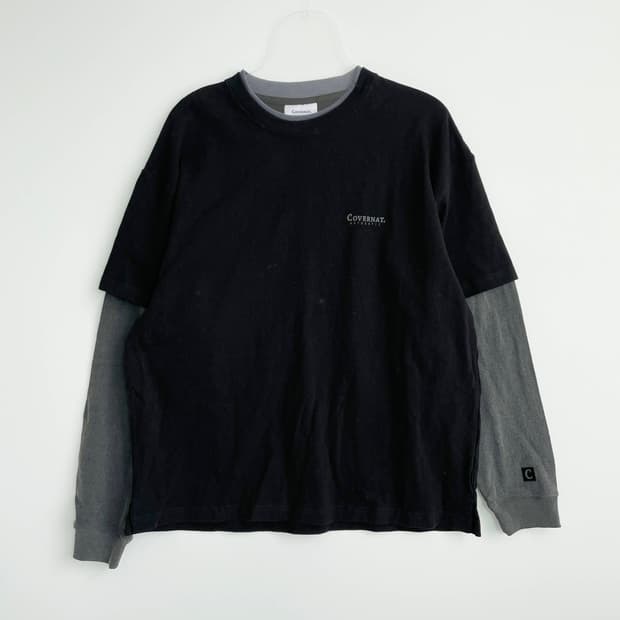 A2 커버낫 새상품 레이어드 롱슬리브 티셔츠 S사이즈