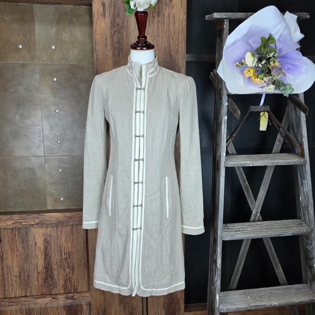 theory 린넨 오리엔탈 롱자켓