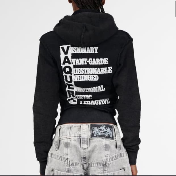 바퀘라 트위스트 후드 집업