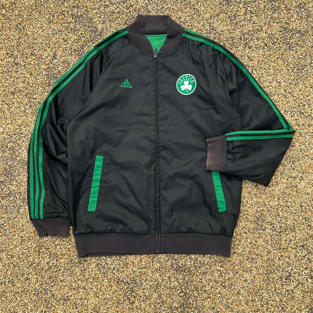 나이키 NBA 보스턴 셀틱 리버시블 바시티 봄버 자켓