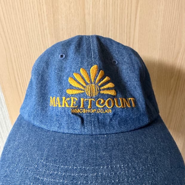 슬로건 패널 캡 _INDIGO 