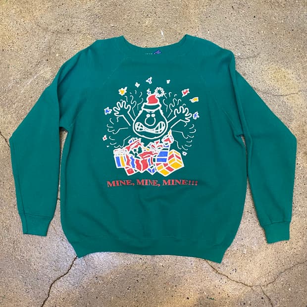  90s USA 빈티지 크리스마스 니트 어글리니트 연말파티 니트 