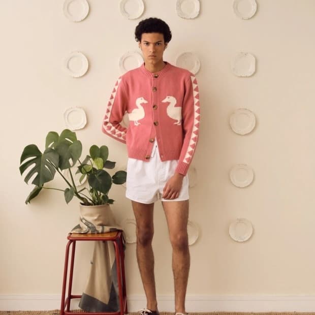 [S] S.S Daley 재스퍼 덕 가디건 핑크