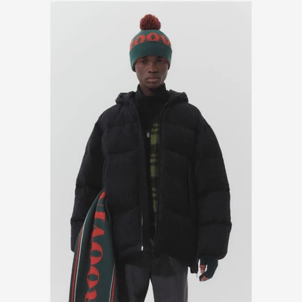 커스텀멜로우 자쿼드 울 패딩