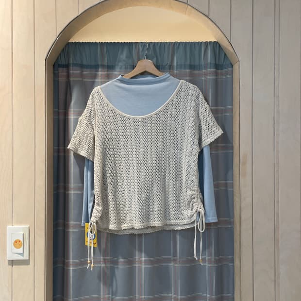 일본빈티지 크로셰그물니트