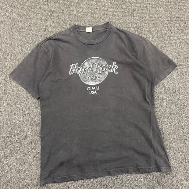 OS)하드락 빈티지 로고 프린팅 반팔 티셔츠