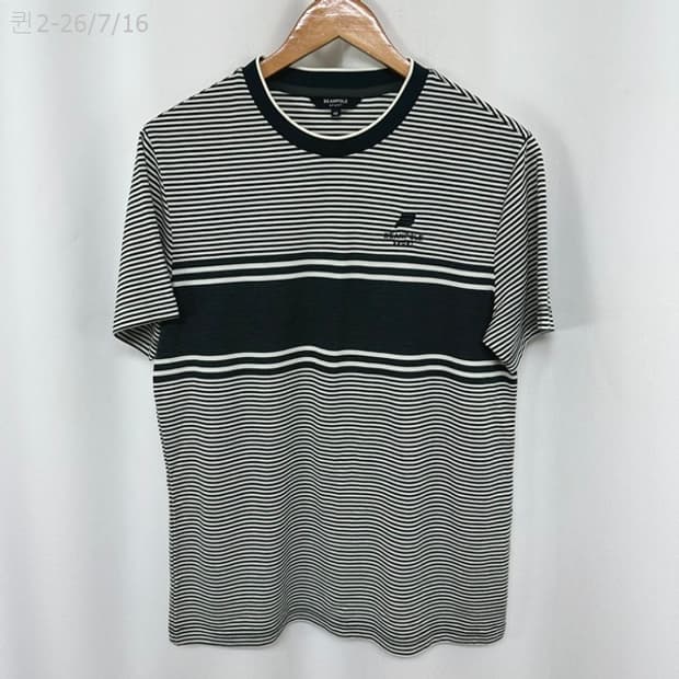 빈폴 남자 스트라이프 반팔티 100