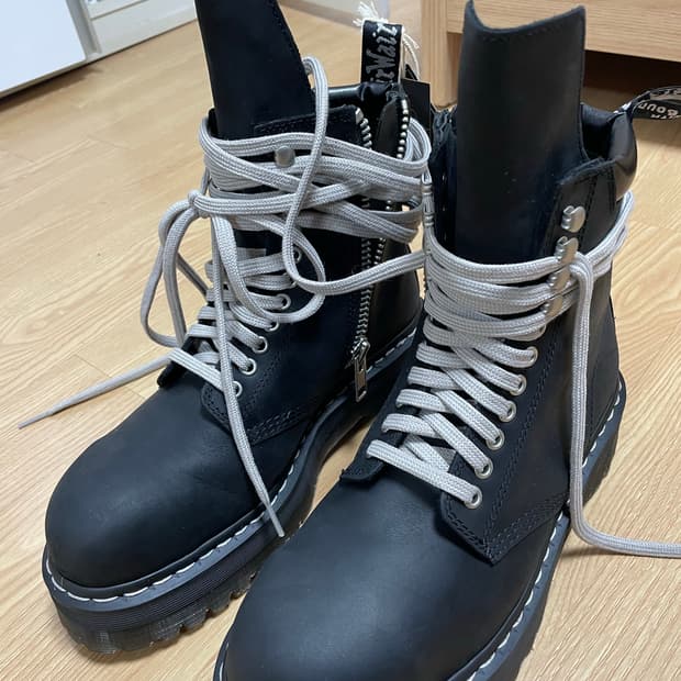 닥터마틴 x 릭오웬스 스틸토 uk7