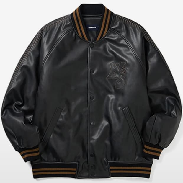 위캔더스 바시티레더자켓