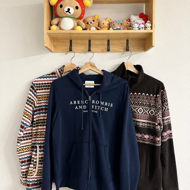 아베크롬비 후드집업, 노르딕플리스집업