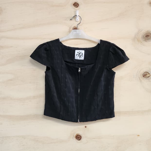 377) 서로 seolo 투웨이 집업 블라우스