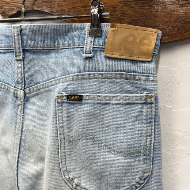 80s USA Lee Riders 200 Straight Denim Pa