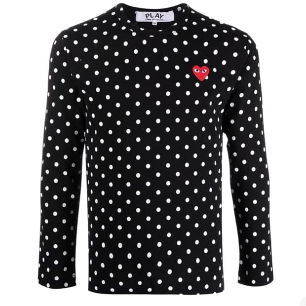 꼼데가르송 도트 롱슬리브 