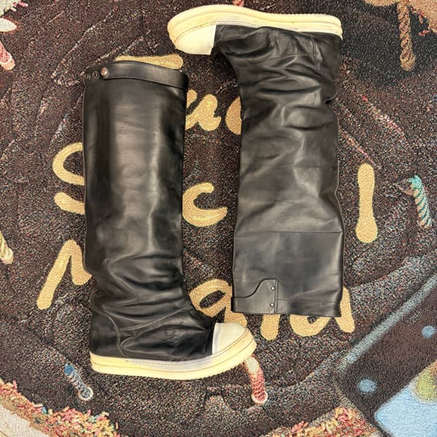 릭오웬스 하이 부츠형 스니커즈 43사이즈