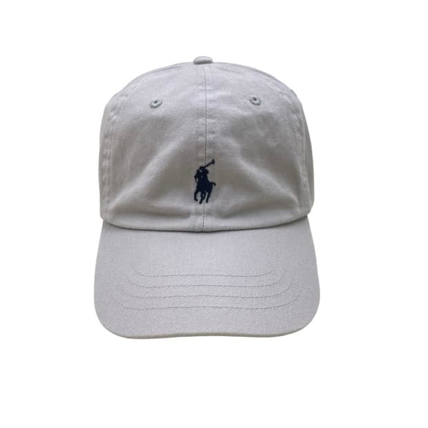 폴로 랄프로레 네이비 포니 연그레이 볼캡