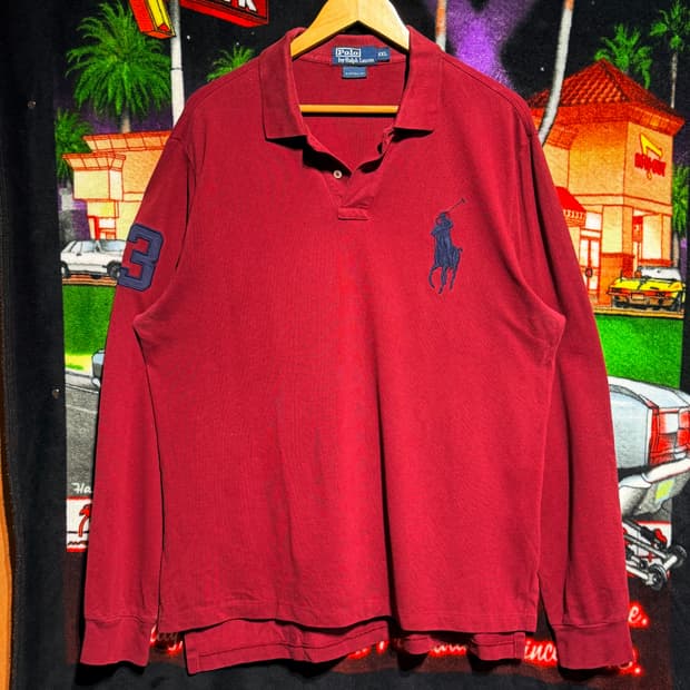 폴로랄프로렌 빅포니 긴팔 카라티 XXL