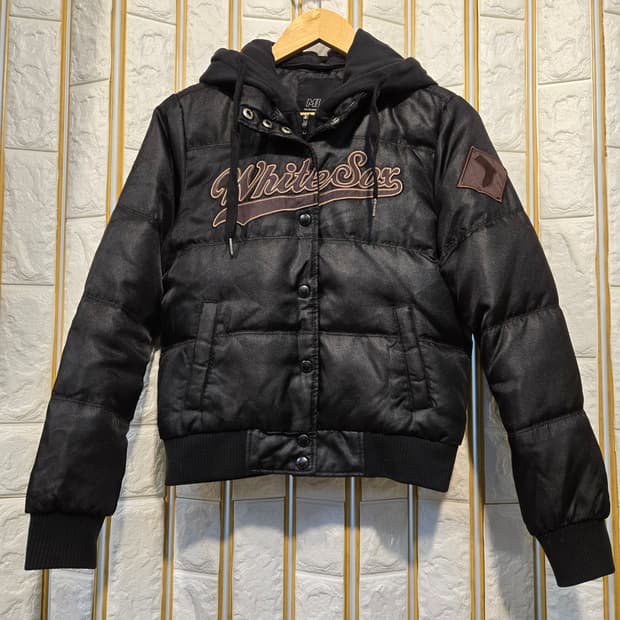 MLB 여성 오리털패딩 숏패딩