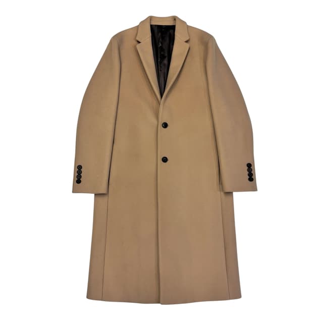 마마가리 울 캐시미어 롱 코트