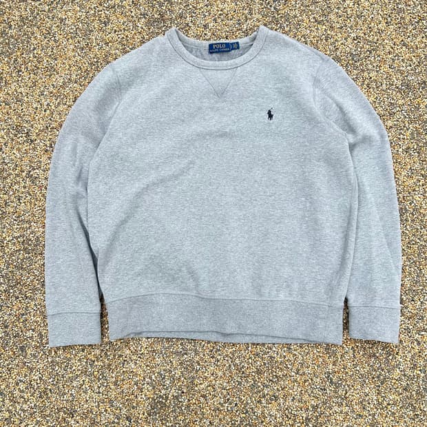 폴로(POLO RalphLauren)그레이 크루넥 맨투맨