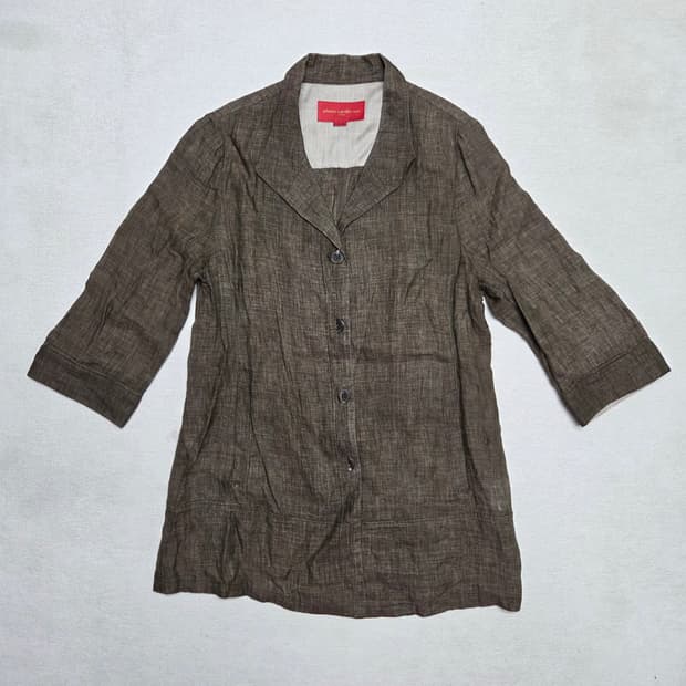 Pierre Cardin 피에르 가르뎅 로얄 아메카지 모리걸 린넨 자켓