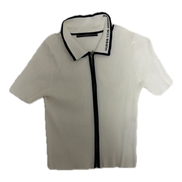 게스 여성 반팔 집업 Guess zip up 클린걸 갸루