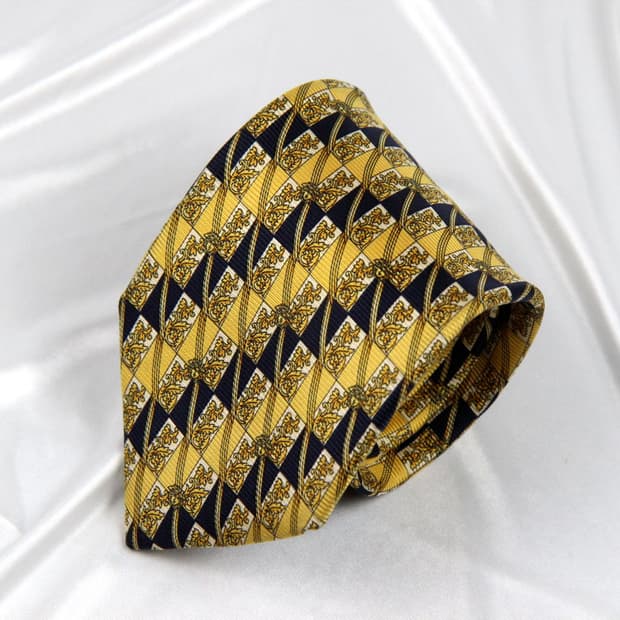 베르사체 9.3cm S등급 메두사 클래식 남자 명품 넥타이