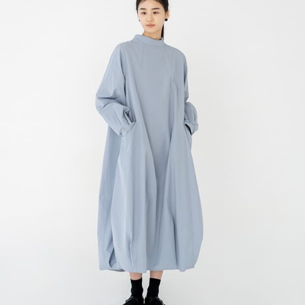 새상품) 유노이아 volume 드레스 S사이즈 gray blue