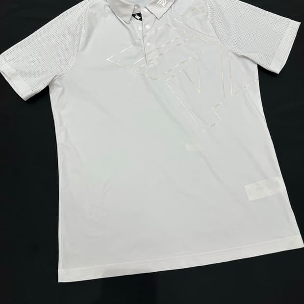 PXG 남성 빅로고 펀칭 메쉬 반팔 폴로 셔츠 (L/100)