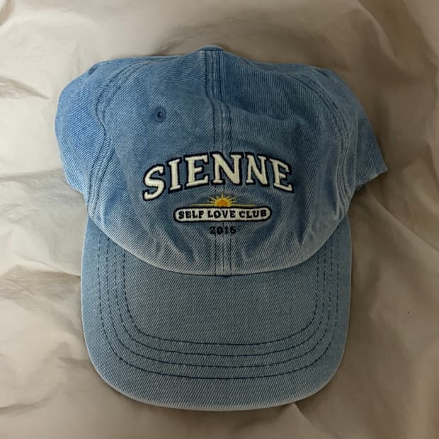 시엔느 데님 볼캡 모자