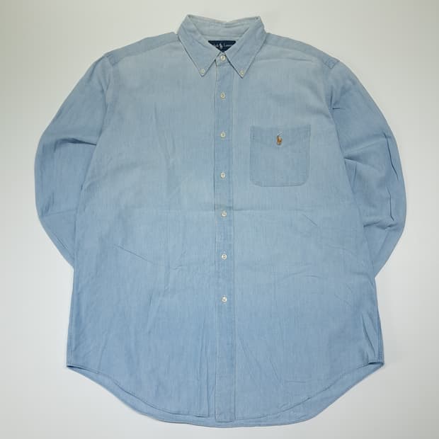 CL493 L 폴로 00s 코튼 멀티포니 샴브레이 셔츠 남방