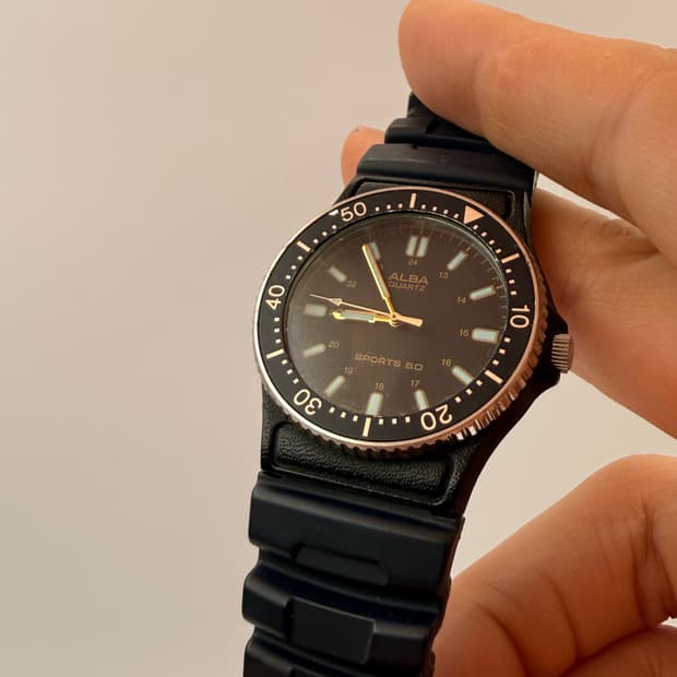 SEIKO ALBA 80s 빈티지 sports 시계