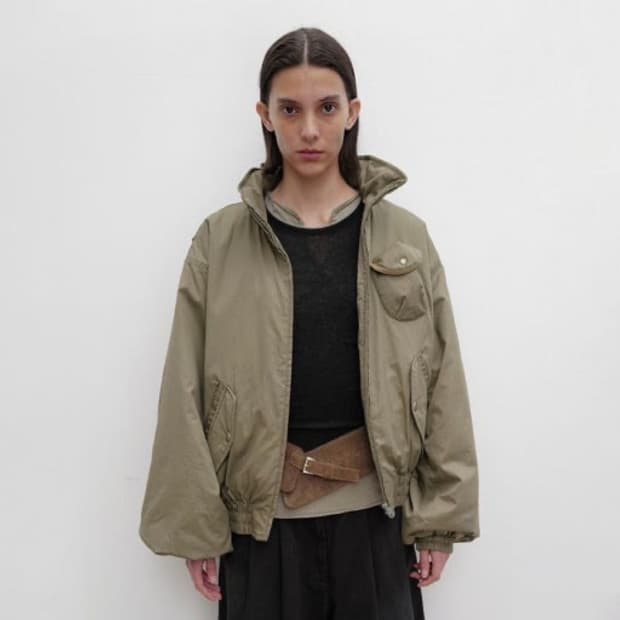 오픈 와이와이 코튼 카고 봄버 S