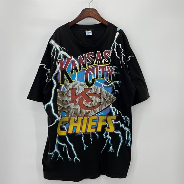 [Salem Sportswear] 1993s 캔자스시티 라이트닝 티셔츠