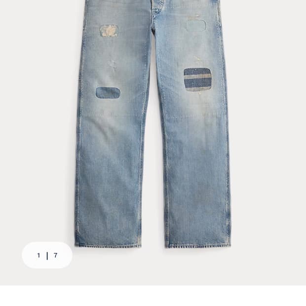 RRL 리페어 얼스턴 카펜터 진 30/30