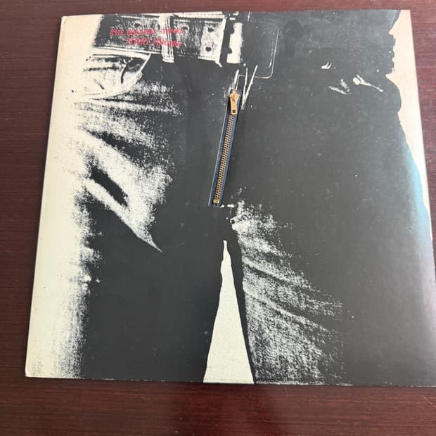 롤링 스톤스 1971년 앨범 스티키 핑거스 LP