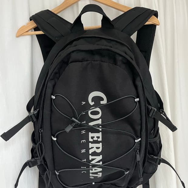 COVERNAT AUTHENTIC LOGO RUCKSACK BLACK