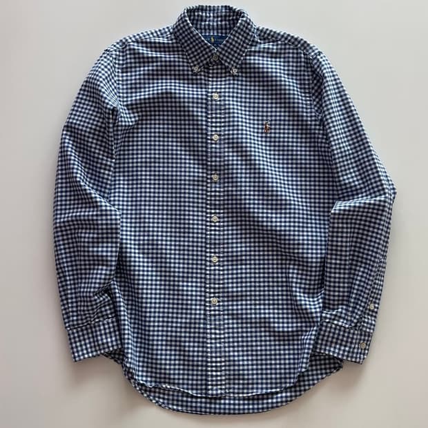 폴로 랄프로렌 깅엄셔츠 S