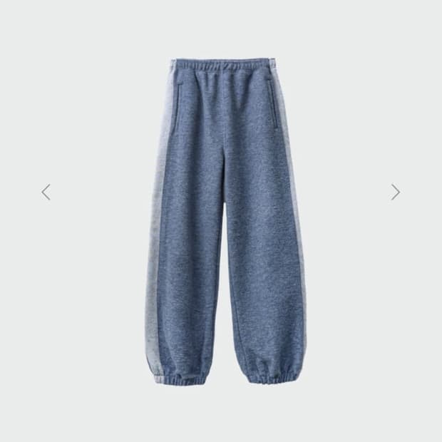 (삽니다)FLUFFY WOOL JOGGER PANTS (SKY BLUE)