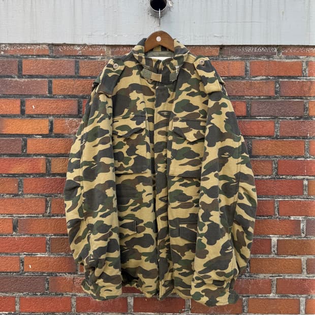 00s 베이프 1st 카모 m-65 필드자켓 L(XL)