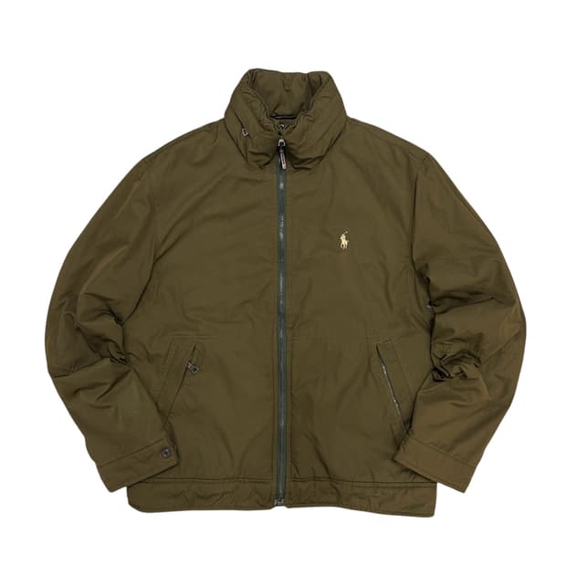 폴로 카키 기모 페리자켓(M)