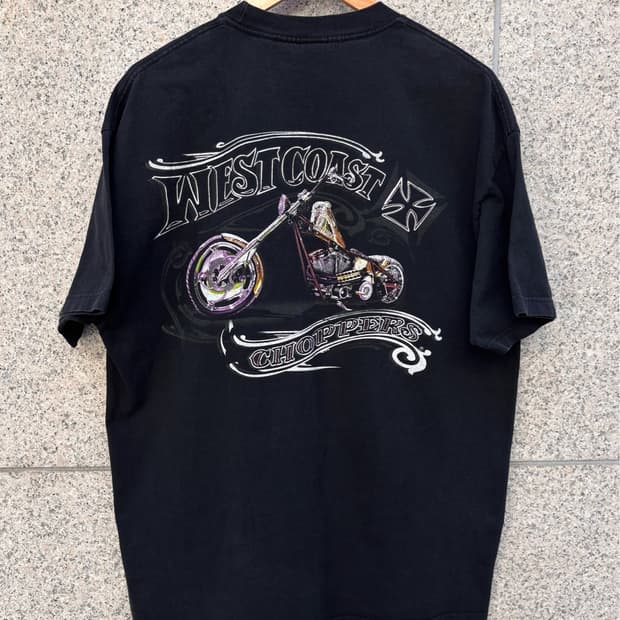 00s West Coast Choppers 반팔 티셔츠