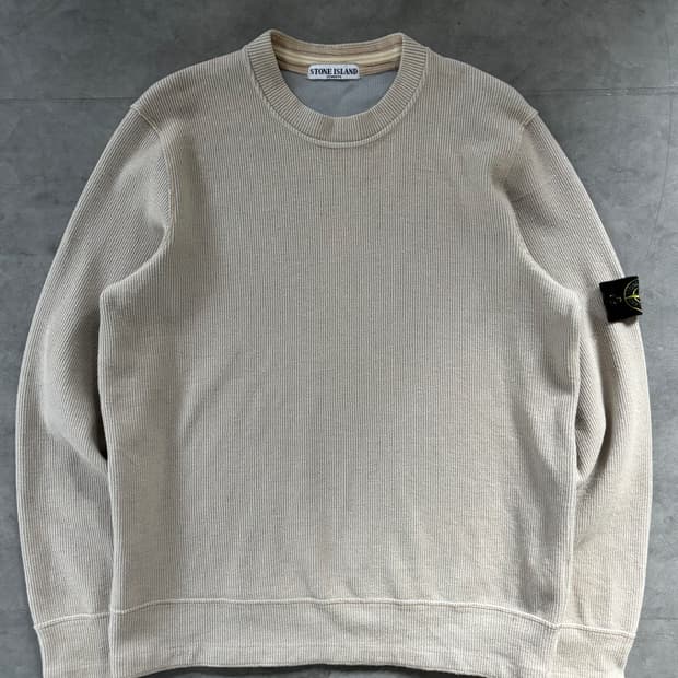 Stone-Island 스톤아일랜드 와펜 라운드넥 니트  