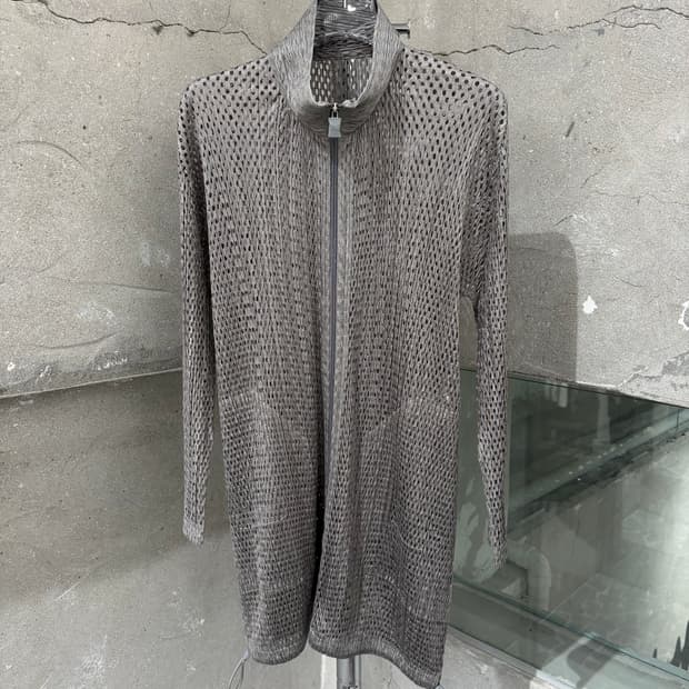 이세이미야케 플리츠플리즈 메쉬집업 자켓