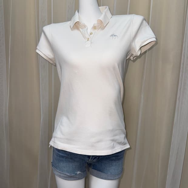 Abercrombie 아베크롬비 카라 반팔 티셔츠