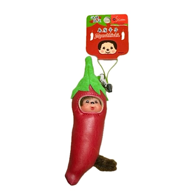 몬치치 고추 인형 키링