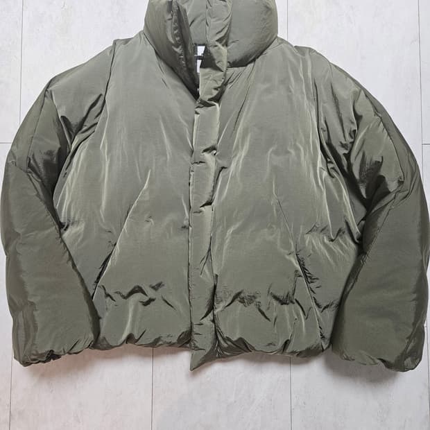 [L]후미토간류 카키 다운 점퍼