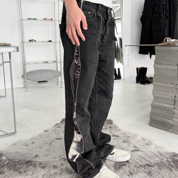 디스커버드 리빌드 풀집 데님 팬츠