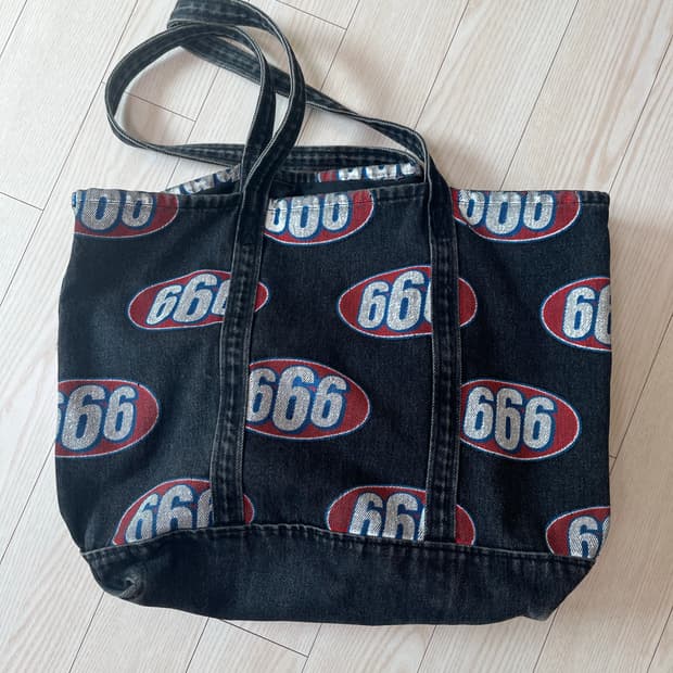 슈프림 666 토트백