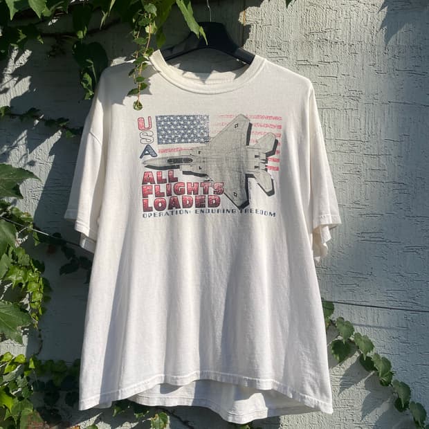 Vintage printing t-shirt