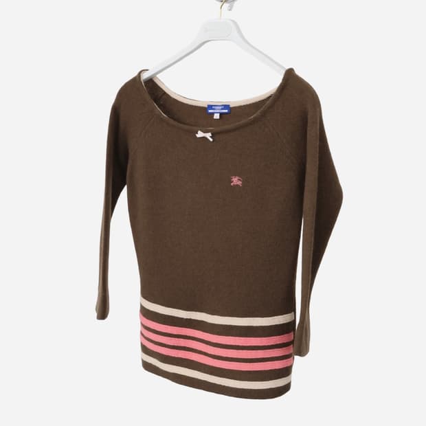 Burberry London Blue Label Wool Knit Top